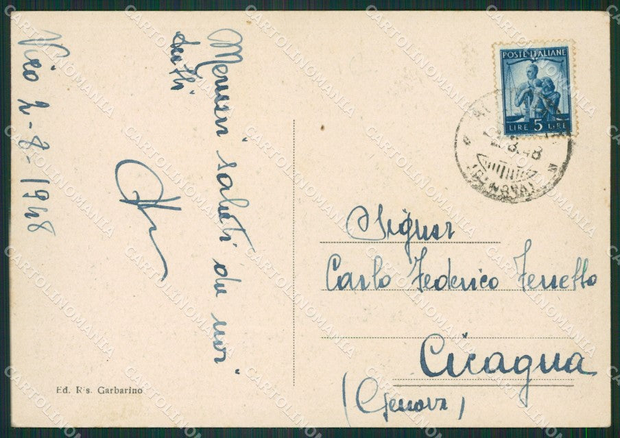 Genova Rezzoaglio Vico Soprano FG cartolina ZK3769 – retro
