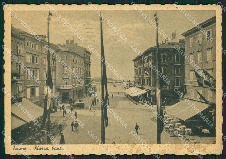 Croazia Fiume FG cartolina ZK3772 – fronte