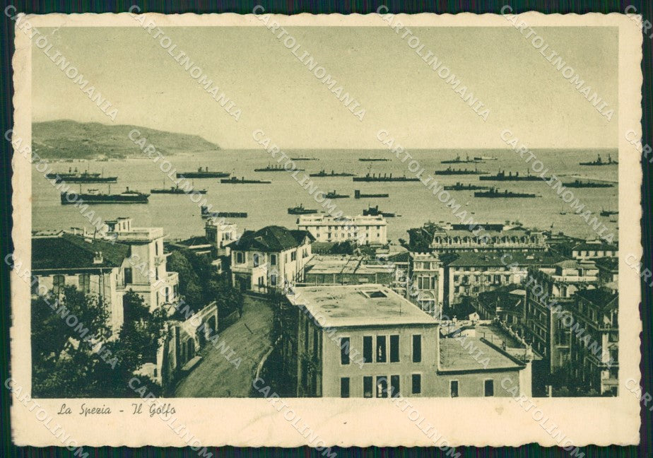 La Spezia Città ABRASA PIEGA FG cartolina ZK3775 – fronte