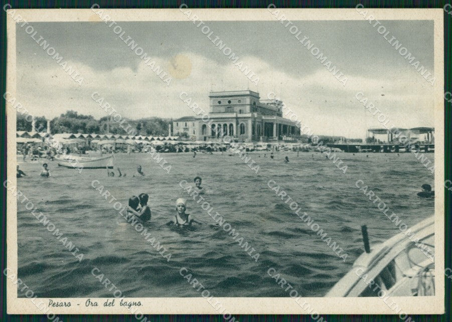 Pesaro Città Barca FG cartolina ZK3777 – fronte