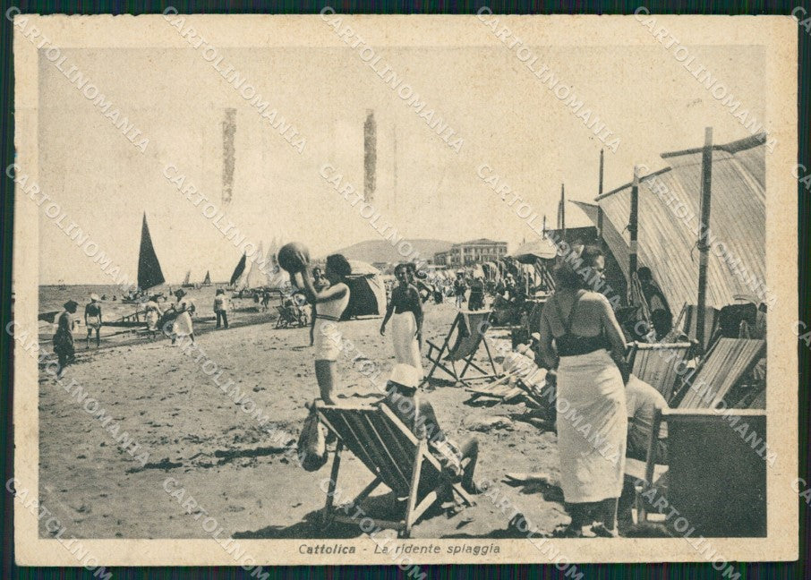 Rimini Cattolica PIEGHINA FG cartolina ZK3778 – fronte