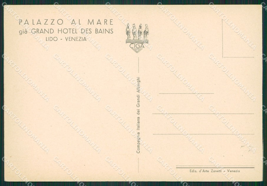 Venezia Lido di FG cartolina ZK3781 – retro
