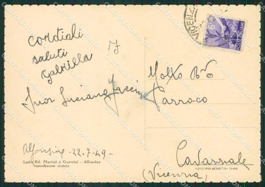 Ravenna Alfonsine FG cartolina ZK3796 – retro