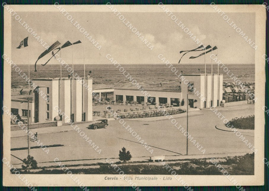 Ravenna Cervia Villa Municipale FG cartolina ZK3798 – fronte