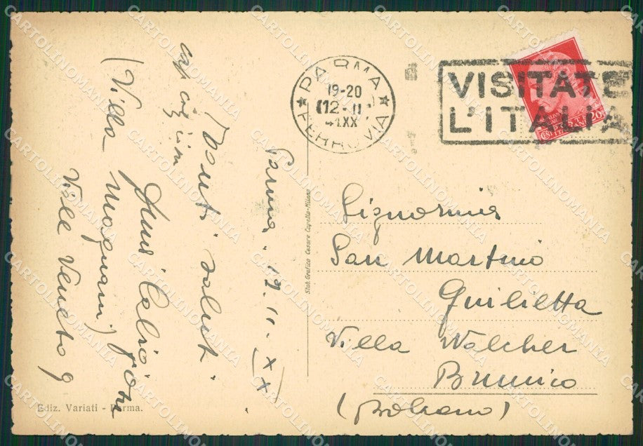 Parma Città Auto FG cartolina ZK3820 – retro