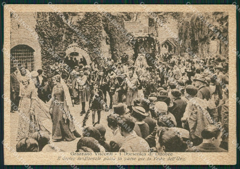 Piacenza Vigolzone Grazzano Visconti Costumi FG cartolina ZK3832 – fronte