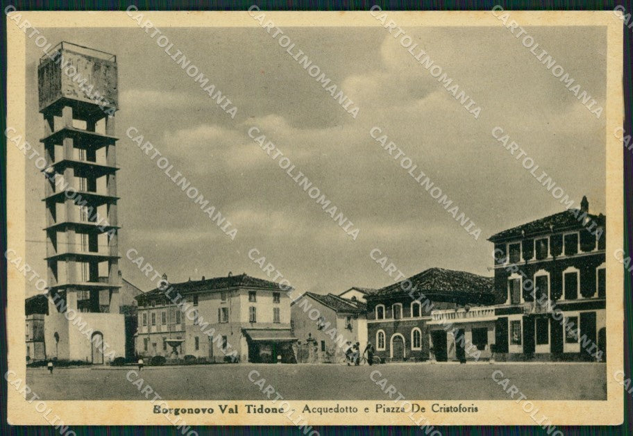 Piacenza Borgonovo Val Tidone Acquedotto FG cartolina ZK3837 – fronte