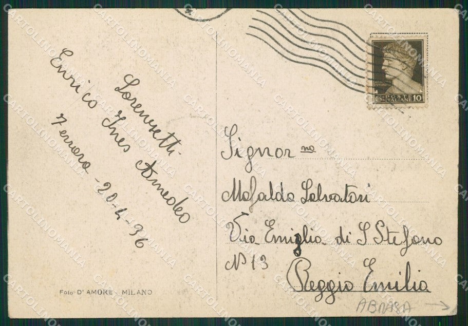 Ferrara Città Palazzo delle Poste ABRASA FG cartolina ZK3860 – retro