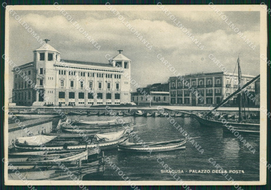 Siracusa Città Palazzo delle Poste FG cartolina ZK3918 – fronte