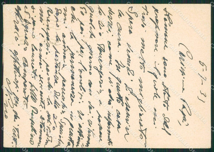 Palermo Città Poste Opere del Regime FG cartolina ZK3920 – retro