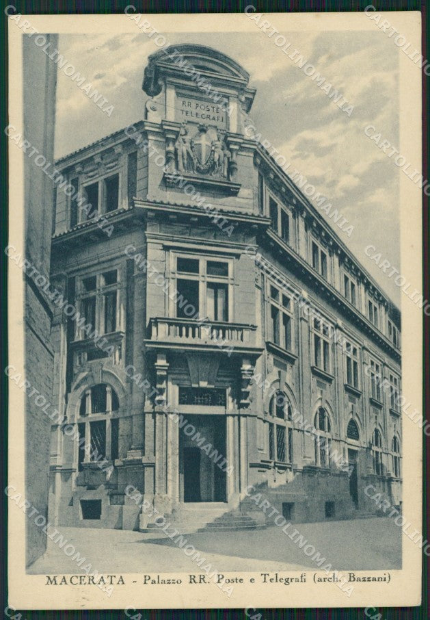 Macerata Città Palazzo Poste e Telegrafi FG cartolina ZK3924 – fronte