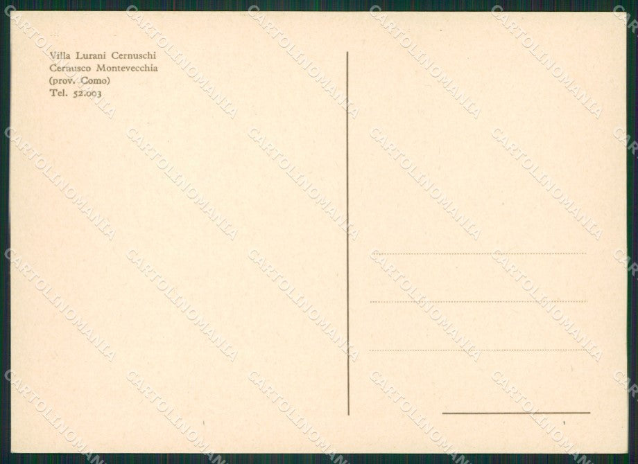 Como Cernusco Montevecchia FG cartolina ZK3936 – retro
