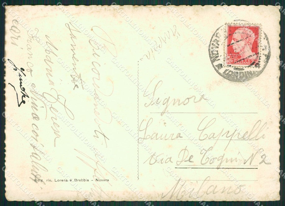Novara Città STRAPPINO FG cartolina ZK3944 – retro