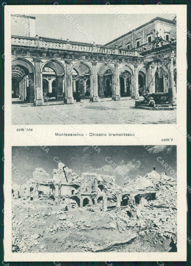 Frosinone Cassino Montecassino FG cartolina ZK3956 – fronte