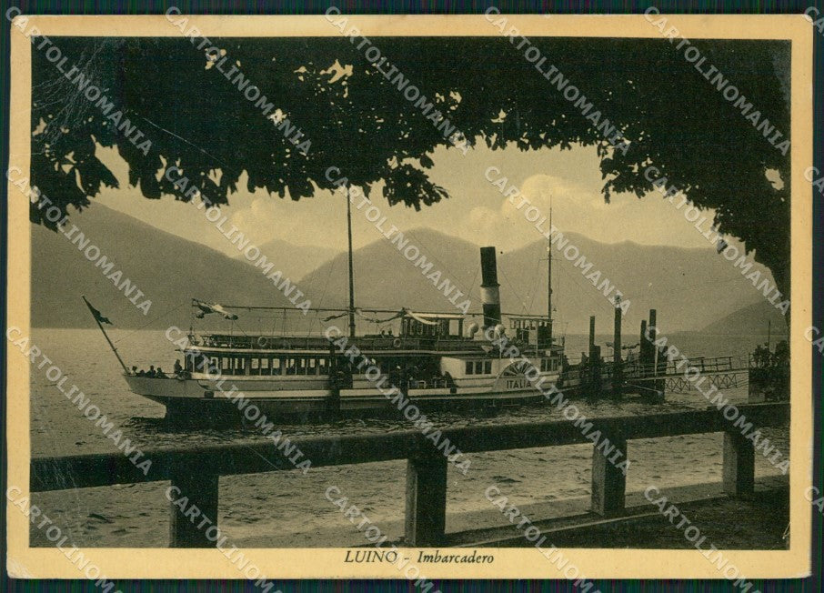 Varese Luino Battello FG cartolina ZK3958 – fronte