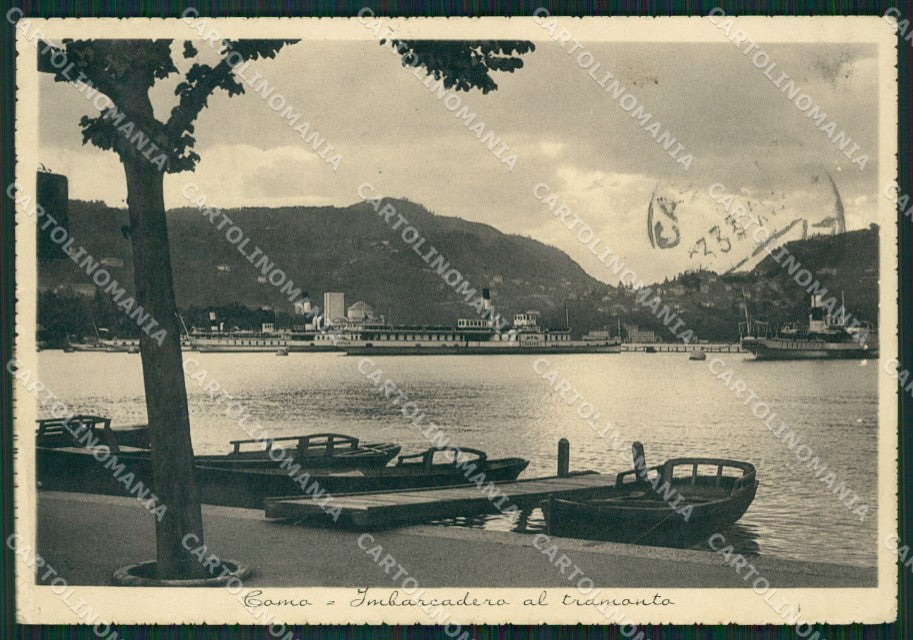 Como Città Barche FG cartolina ZK3959 – fronte