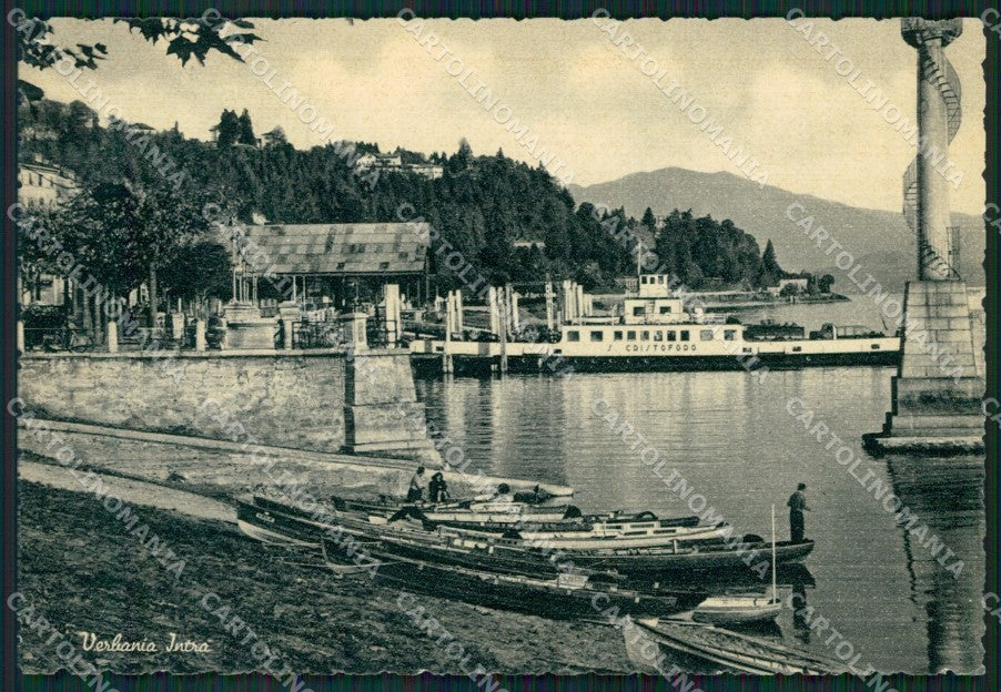 Verbania Intra Battello FG cartolina ZK3960 – fronte