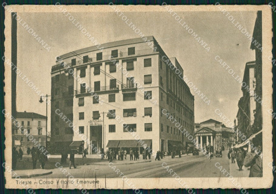 Trieste Città PIEGA FG cartolina ZK3968 – fronte