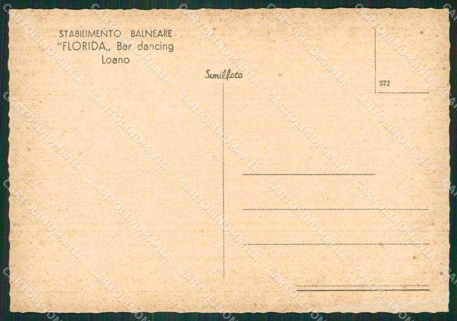 Savona Loano FG cartolina ZK3991 – retro
