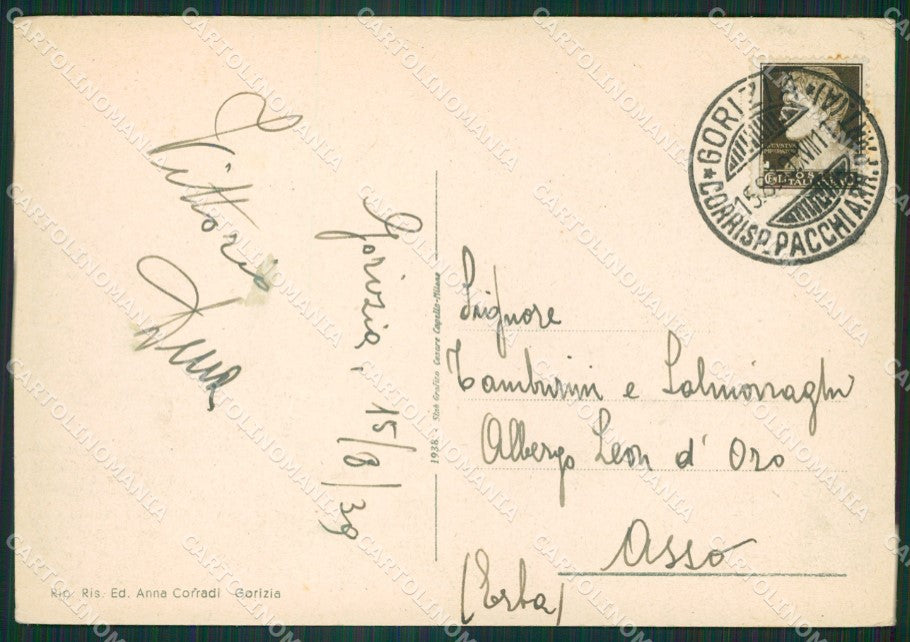 Gorizia Città Poste e Telegrafi FG cartolina ZK3995 – retro