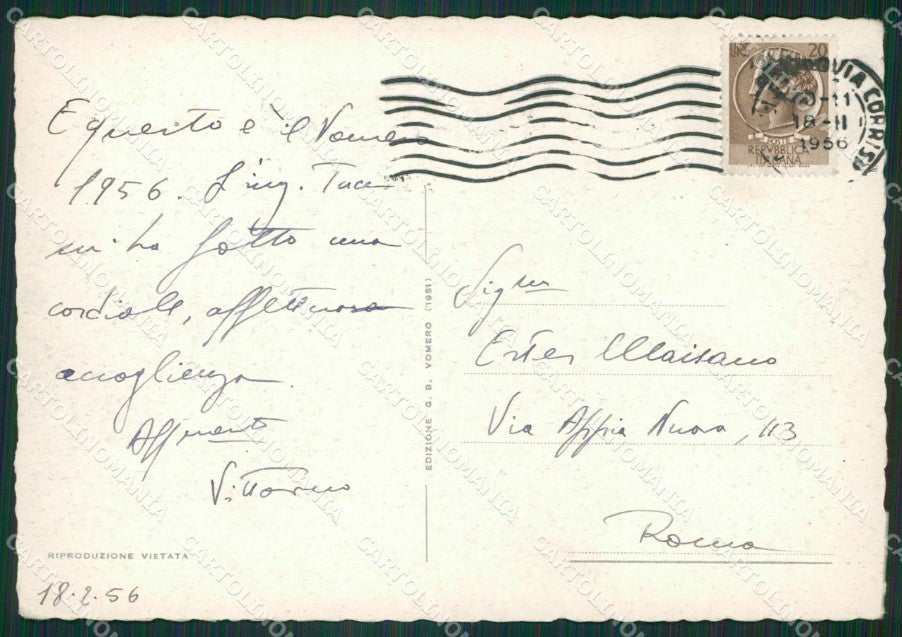 Napoli Città FG cartolina ZK4000 – retro