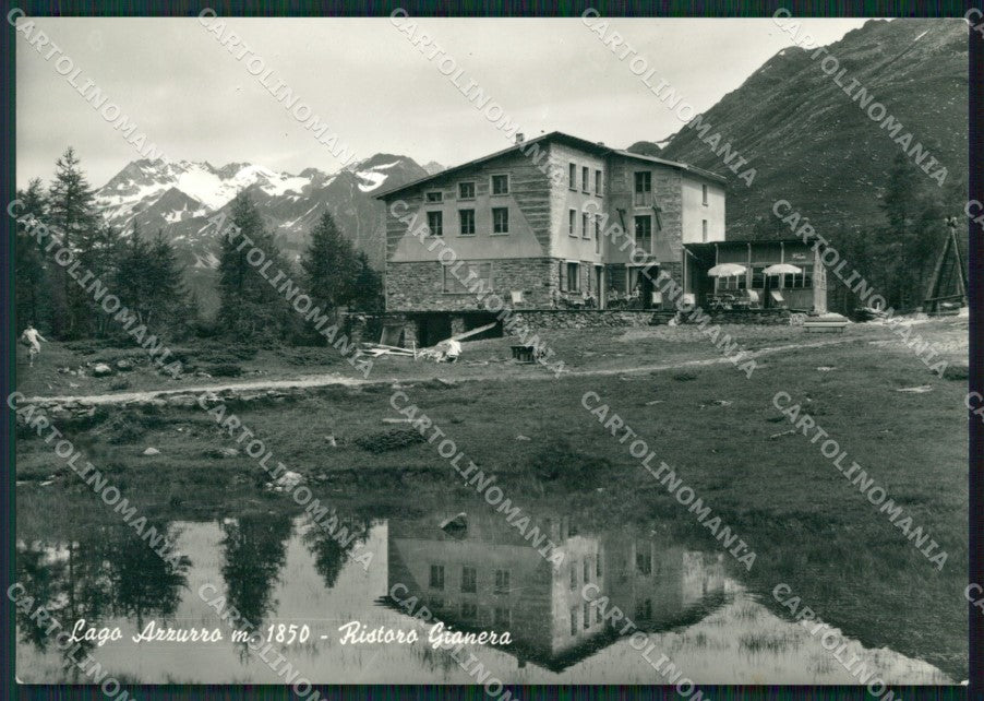 Sondrio Madesimo Lago Azzurro Foto FG cartolina ZK4011 – fronte