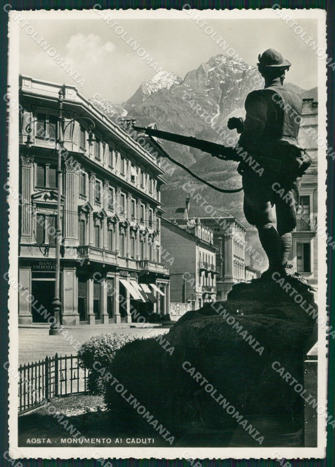 Aosta Città Foto FG cartolina ZK4029 – fronte