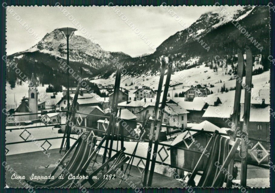 Belluno Sappada Cima di Nevicata Foto FG cartolina ZK4030 – fronte