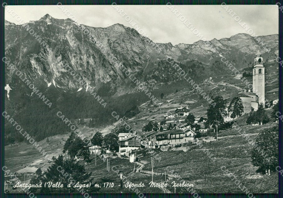Aosta Ayas Antagnod PIEGHINA Foto FG cartolina ZK4032 – fronte