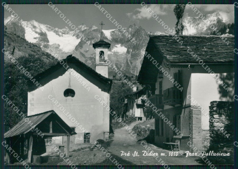 Aosta Prè Saint Didier PIEGHINA Foto FG cartolina ZK4033 – fronte