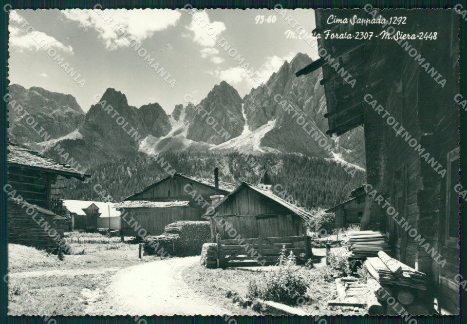 Belluno Sappada STRAPPINO PIEGA Foto FG cartolina ZK4046 – fronte