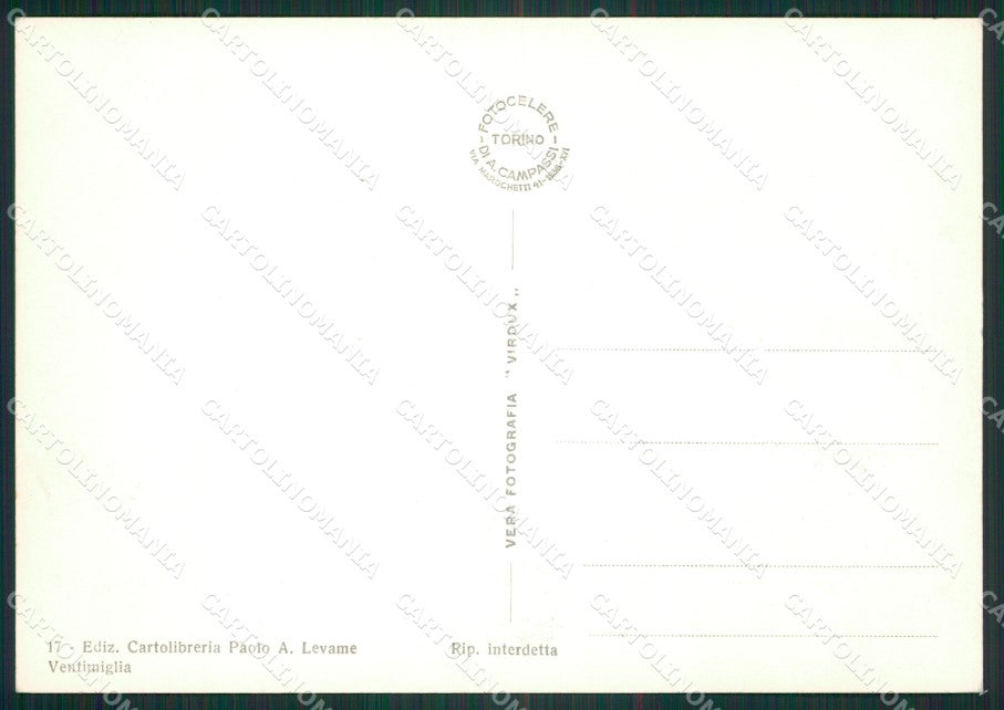 Imperia Ventimiglia Foto FG cartolina ZK4050 – retro