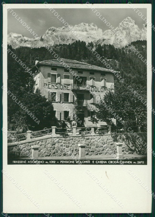 Belluno Agordino Frassenè Foto FG cartolina ZK4051 – fronte