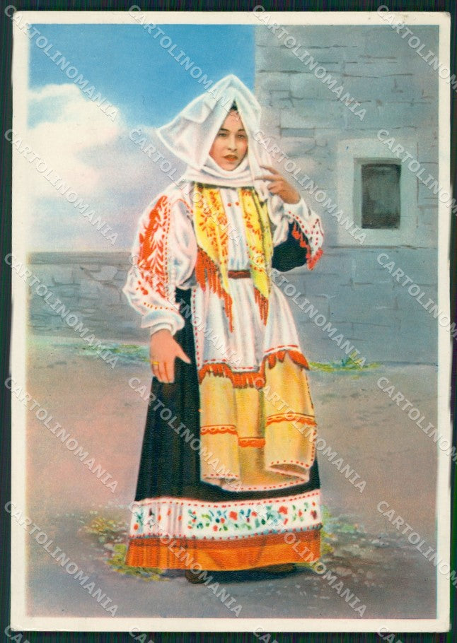 Cagliari Città Sennori Costumi Sardi Foto FG cartolina ZK4055 – fronte