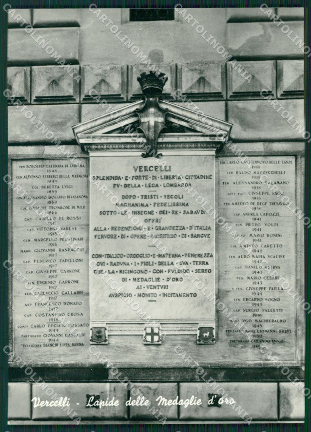 Vercelli Città Militari Foto FG cartolina ZK4060 – fronte