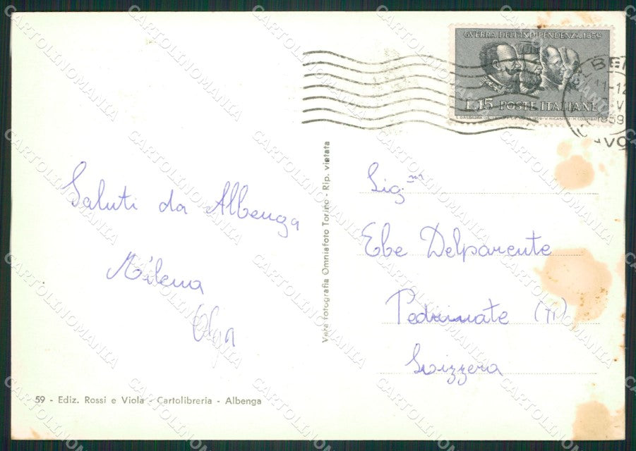 Savona Albenga Foto FG cartolina ZK4064 – retro
