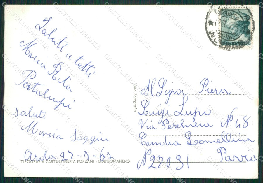 Verbania Arola Foto FG cartolina ZK4073 – retro