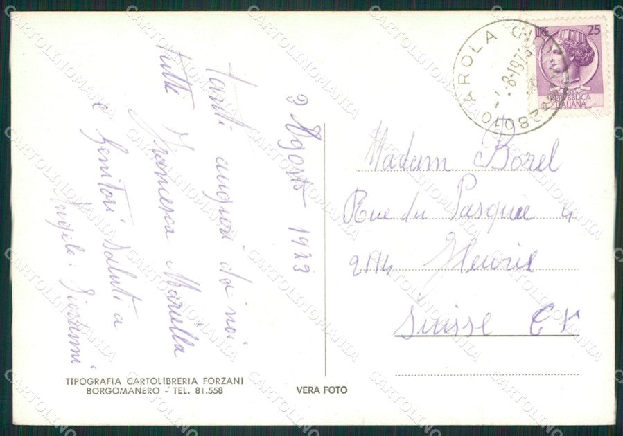 Verbania Arola Foto FG cartolina ZK4075 – retro