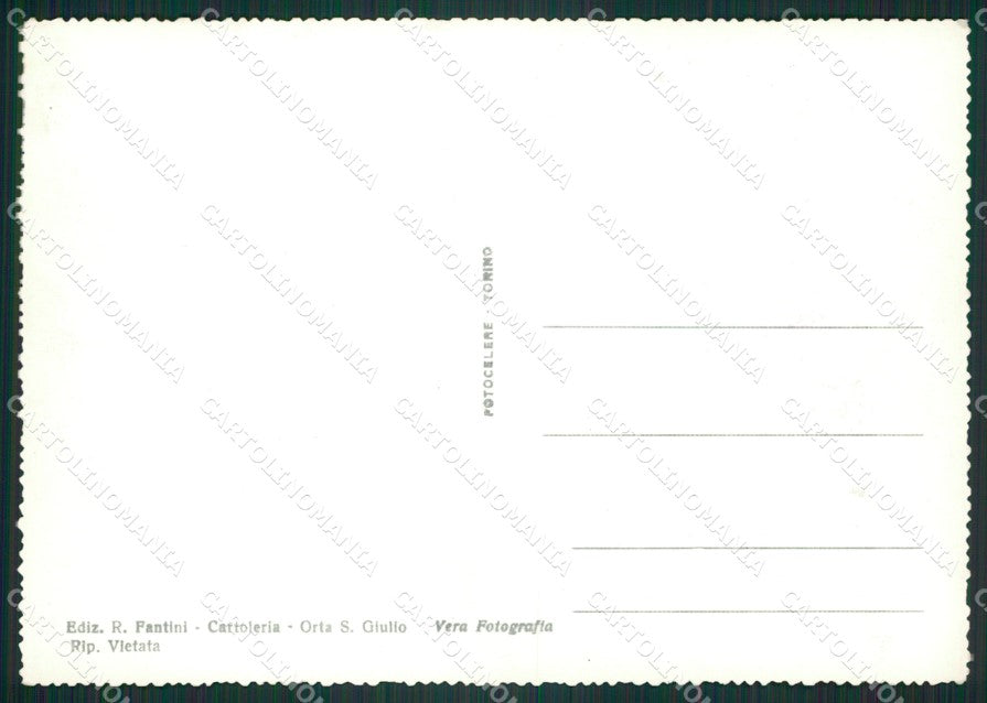 Novara Orta Foto FG cartolina ZK4077 – retro