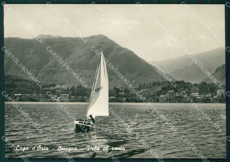 Verbania Omegna Barca Foto FG cartolina ZK4084 – fronte