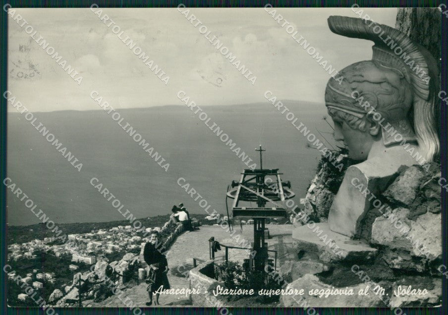 Napoli Capri Anacapri Seggiovia Foto FG cartolina ZK4102 – fronte