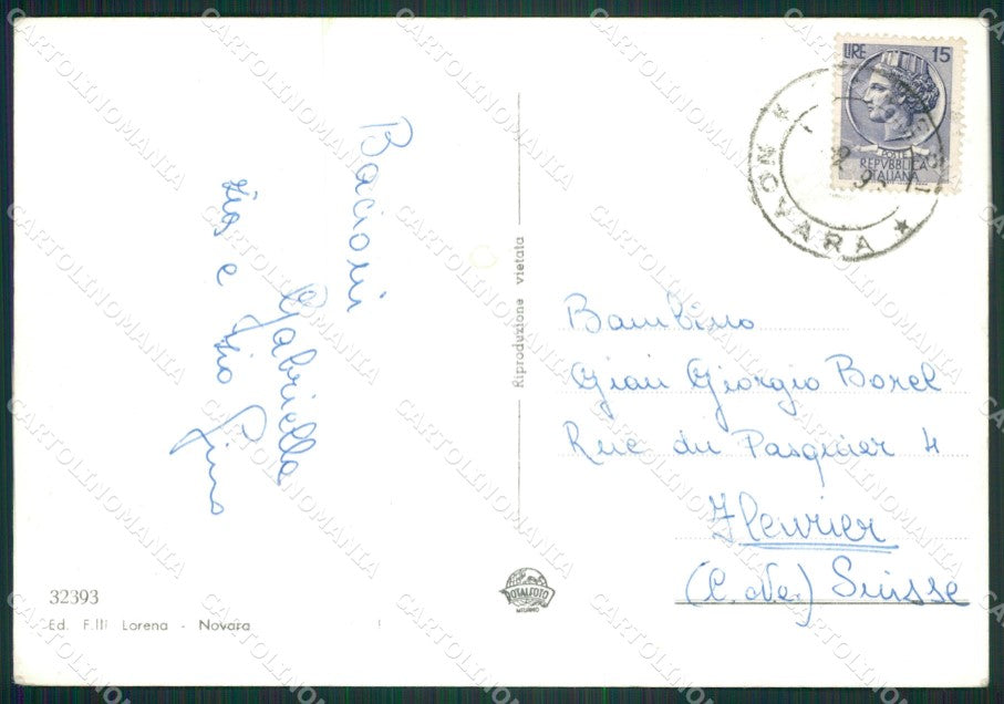 Novara Cameri Foto FG cartolina ZK4112 – retro