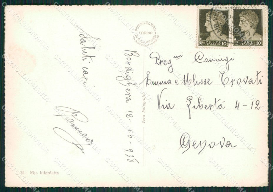 Imperia Bordighera Foto FG cartolina ZK4122 – retro