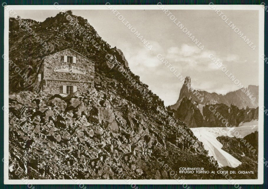 Aosta Courmayeur Rifugio Foto FG cartolina ZK4132 – fronte
