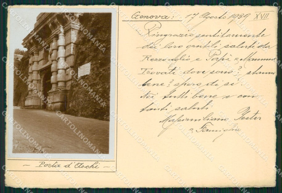 Genova Città Porta Archi Foto FG cartolina ZK4142 – fronte