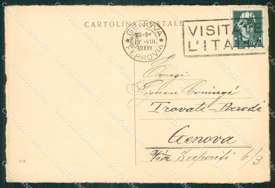 Genova Città Porta Archi Foto FG cartolina ZK4142 – retro