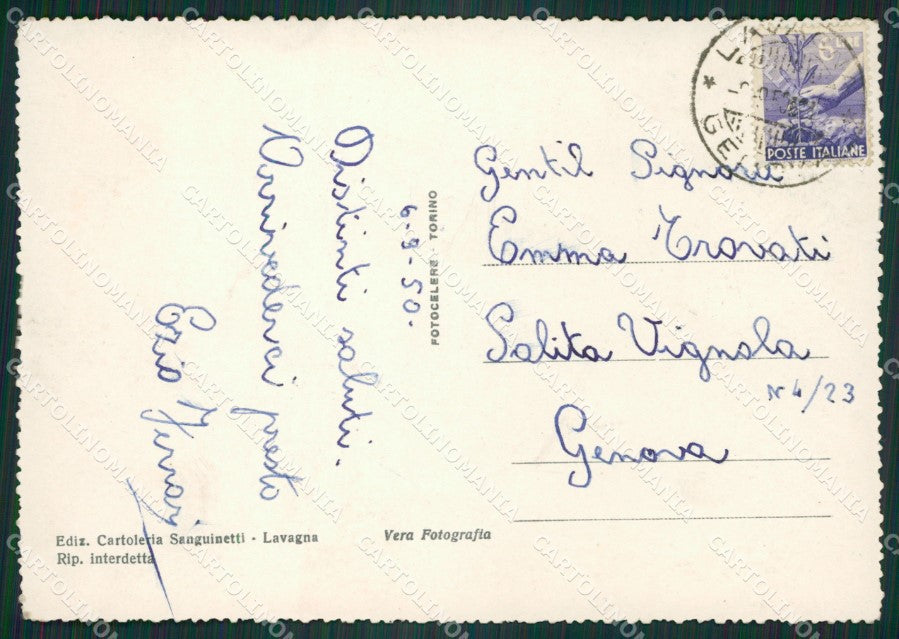 Genova Lavagna Foto FG cartolina ZK4151 – retro