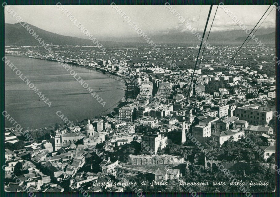 Napoli Castellammare di Stabia Funivia Foto FG cartolina ZK4160 – fronte