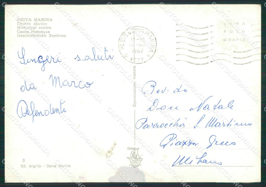 La Spezia Deiva Marina Foto FG cartolina ZK4168 – retro