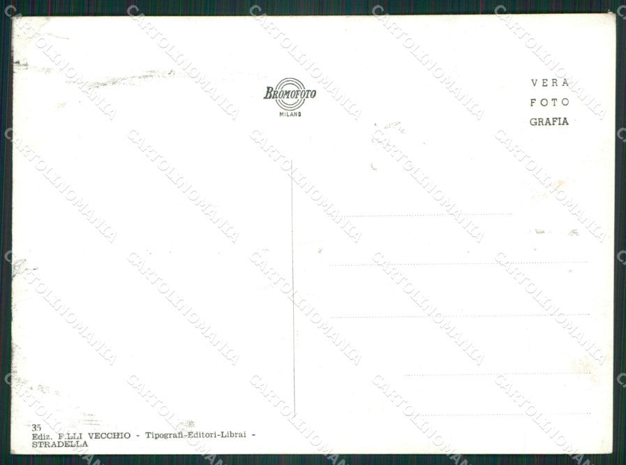 Pavia Stradella PIEGHE Foto FG cartolina ZK4171 – retro